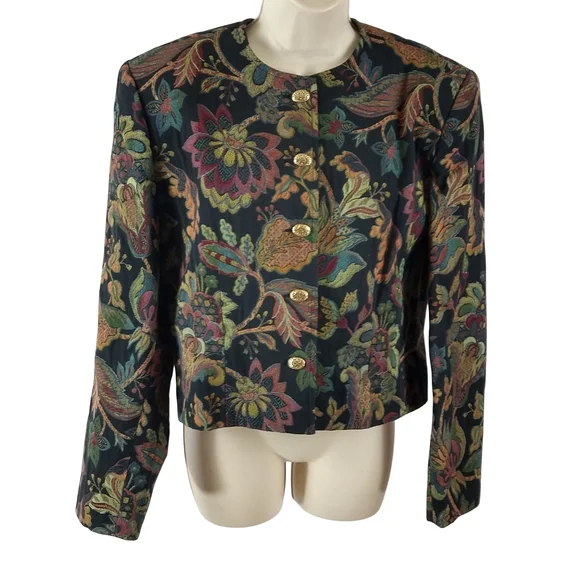 Doncaster Multicolor Floral Women's Blazer - Picture 2 of 8